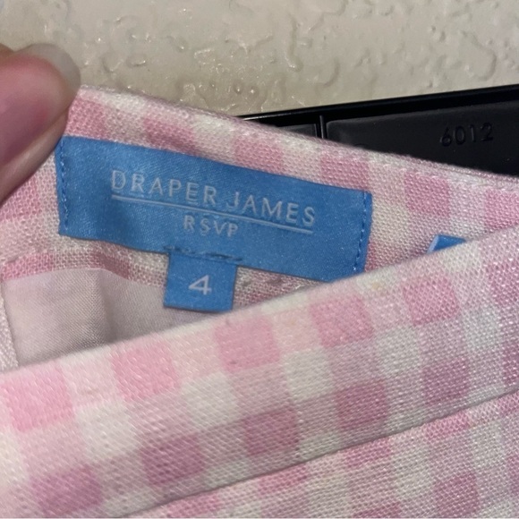 Draper James RSVP Pink Gingham Set Size XS Top and Size 4 Bottoms - Picture 8 of 9